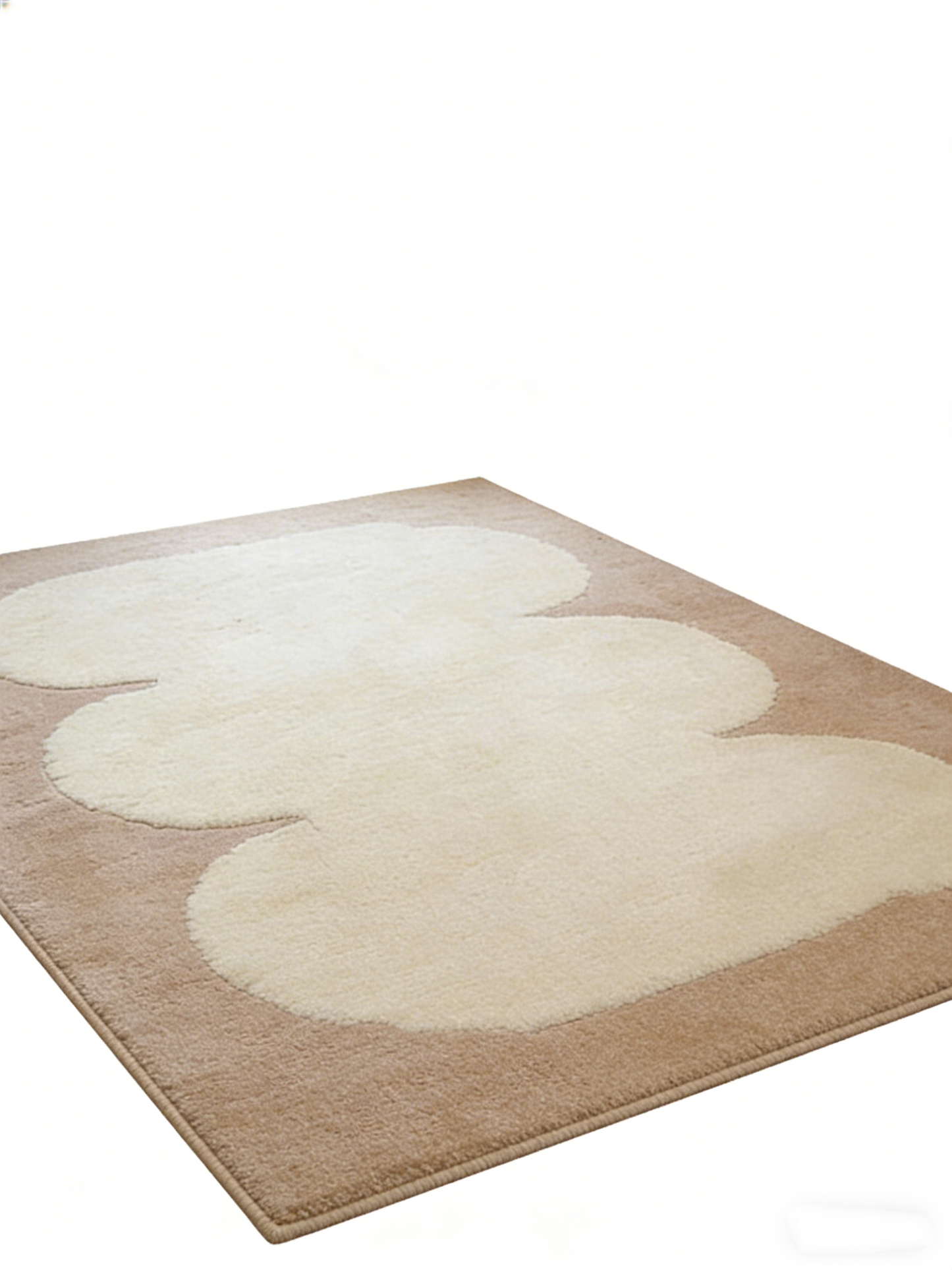 Gold Designer Wool Rug