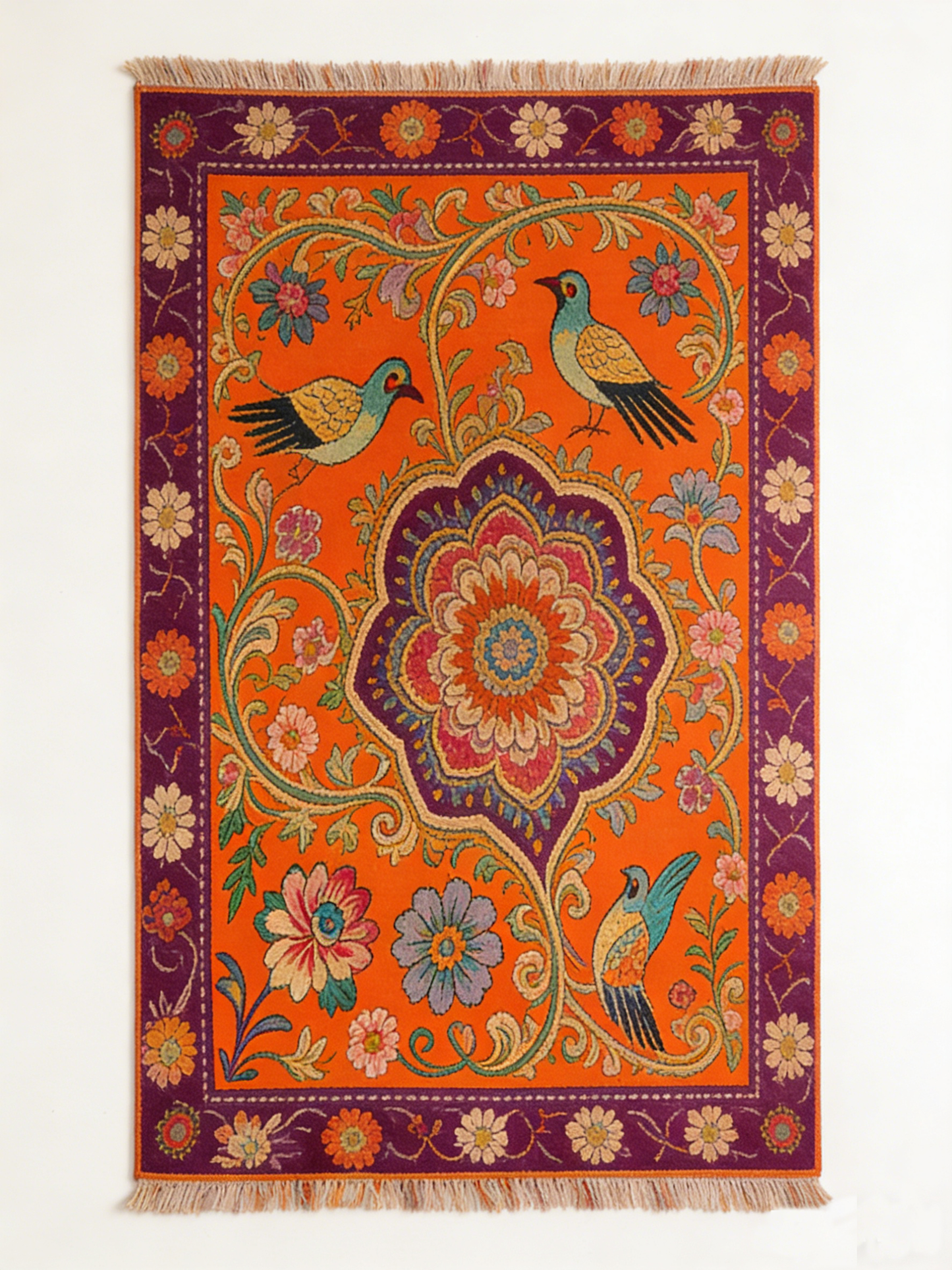 Enigma Red Designer Rug