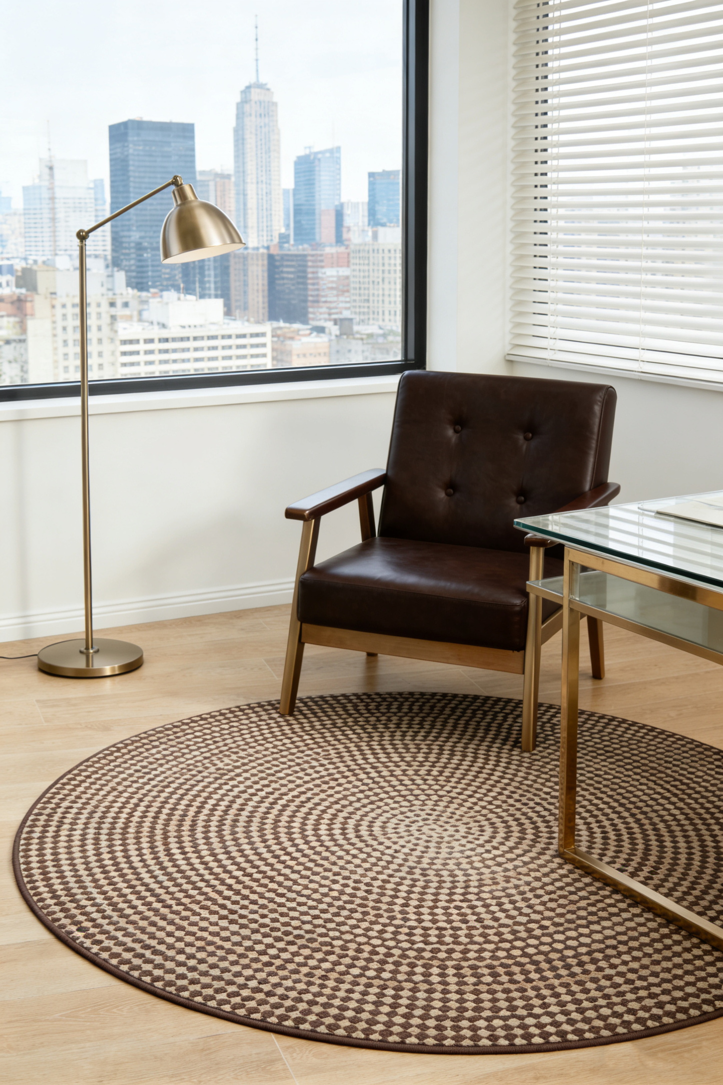 Century 701 Grey Round Rug