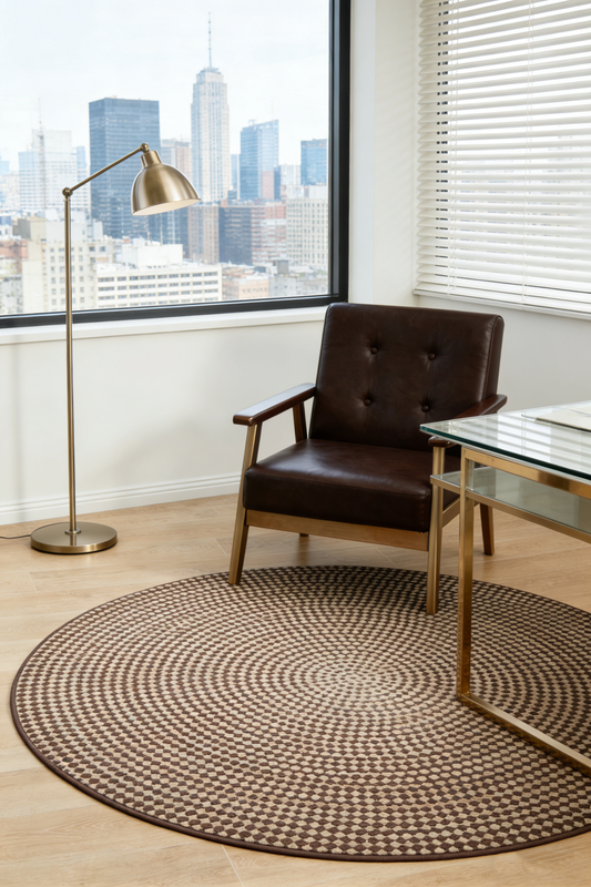 Century 701 Grey Round Rug