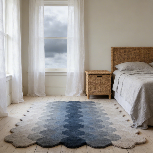 Hive Rust Wool Rug
