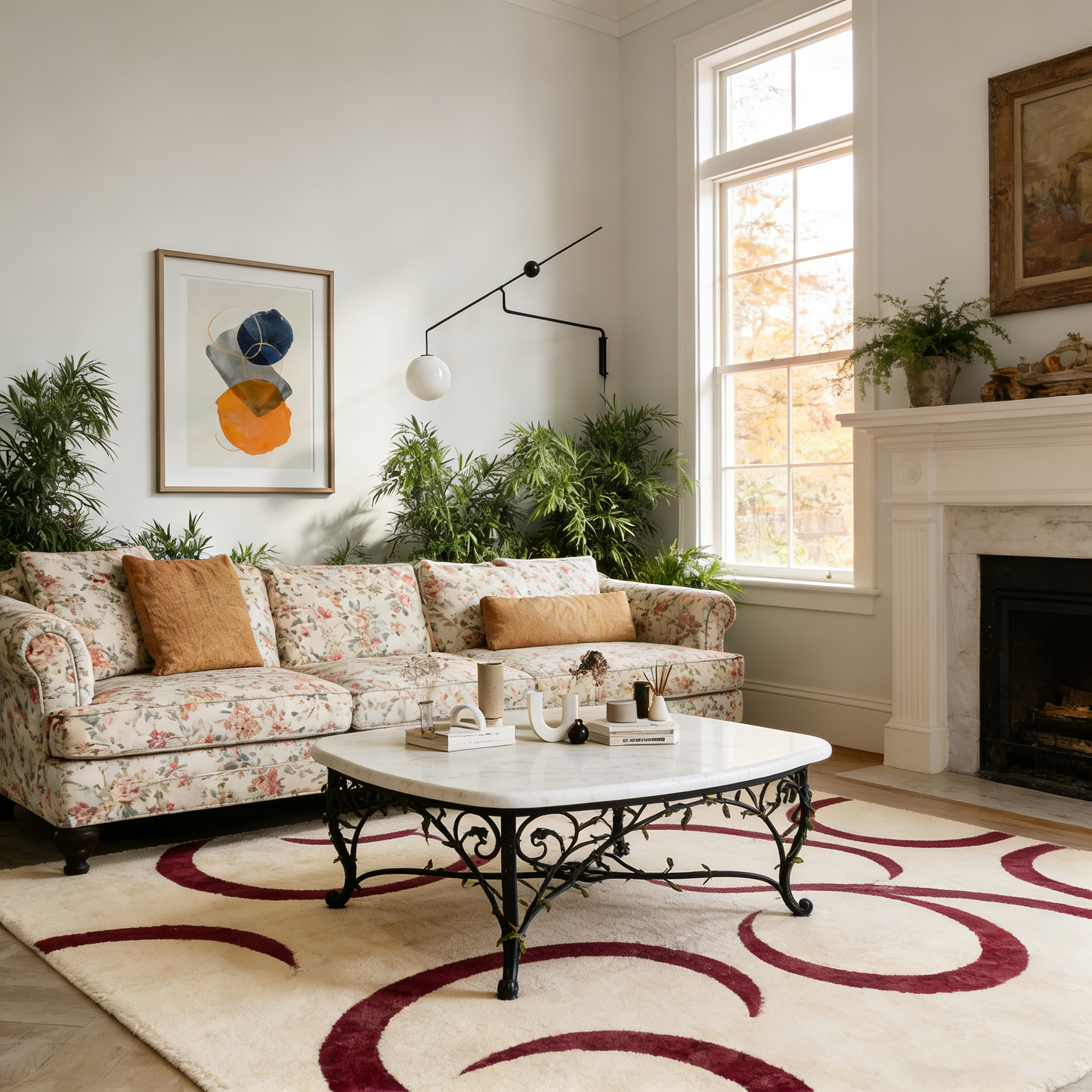 Oval Sunset Wool Rug