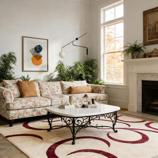 Oval Sunset Wool Rug